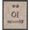 Danzig, 1923, 10Pf/50M obtisk přetisku, MiNr.182, **