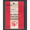 Spartakiáda, 1980, průkazka do Všech prostor stadiónu