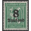 1923, 8Tsd/30Pf zelená, Wz. 2, MiNr.278Y, **