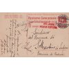 1916, DR Basel, dopisnice (díl) zaslaná do Itálie, hezké