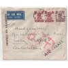 Indie, 1945, DR Bombay, let. dopis zasl. do Prahy, cenzura