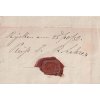 1850, DR Murgenthal, modré razítko, skládaný dopis