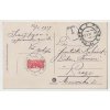 1919, pohlednice zasl. nevyplaceně v Praze v místě