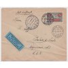 1929, R-letecký dopis vyfrankovaný leteckou známkou