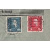 Montenegro, 1917, obálka vyfr. zn. 10 a 15 H Franc Josef, neprošlé