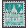 Americká a Britská zóna, 1948, 16 Pf Römer, posun perforace, * po nálepce