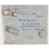 ČSPP v Anglii, 1943, R-let. dopis zaslaný z Palestiny do Londýna, prošlé