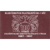 1997, 110 výročí založení 00-1 SČF, známkový sešitek hnědý, ** , 5x 1 Kč