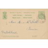 1888, dopisnice 5C MiNr.P52, DR Luxembourg, dvojitá