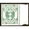 Danzig, 1922, 80Pf Znak, MiNr.94, * po nálepce, zvrásnění papíru