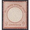 1872, 9 Kr Orel, MiNr.27, * po nálepce, lom, reparovaný lep