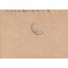 1957, DR Budapest, R-dopis zaslaný do ČSR, stopy pošt. provozu