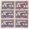1906, 2 H Krajinky, 6blok s perforačními otvory, MiNr.30, * po nálepce