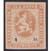 1880, Městská pošta Litoměřice - Leitmeritz Hofer, 4 Kr Lev, (*)
