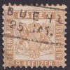 Baden, 1862, 9 Kr Znak, MiNr.20, razítkované