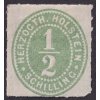 Schleswig-Holstein, 1865, 1/2 S zelená, MiNr.19, těžší *