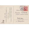 ČSR I., 1938, J.F.s. Jindřicha Francka synové, gratulační pohlednice, prošlé