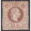 1867, 50 Kr Franc Josef, L 12, MiNr.41IID, (*)