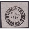 Mexiko, Guadalajara, 1867, Un peso, MiNr.7B, * po nálepce