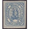 Bolivie, 1867, 100 C Orel, MiNr.4, (*) , nepatrné zeslabení