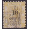 Hong Kong, 1876, 10C/16C Viktoria, MiNr.27, razítkované, kvalita - viz. foto