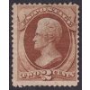 USA, 1870, 2 C Jackson, reparovaný lep, Mi. 300 Eur, Nr.37,  * po nálepce