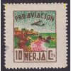 1937, Nerja, 10 C letecká, * po nálepce, lehké zeslabení