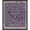 1917, 10 Kr Znak, MiNr.203I, razítkované