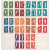 Čína, 1952, 400 Dolarů série Gymnastika, MiNr.146-175, (*) bez lepu