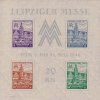 West-Sachsen, 1946, aršík Lipský veletrh, MiNr.Bl.5X, **/* , archové lomy