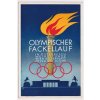 1936, Olympischer fackellauf, Wien, propagační pohlednice s propagačním