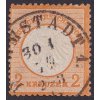 1872, 2 Kr Orel, MiNr.15, razítkované