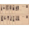 CDV 81 Hlinka, sada obrazových dopisnice, neprošlé, celkem 34 kusů,
