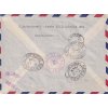 1946, 1. let Praha-New York, let. dopis, vráceno zpět, stopy provozu