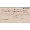 v.REGENSBURG, skládaný dopis zasl. v roce 1795 v Německu, stopy stáří