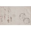 Thurn a Taxis, 1854, skládaný dopis vyfr. zn. 1+ 3 Kr MiNr.7,12, DR Büdingen