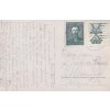 1938, Praha, propagační pohlednice s pamětními razítky zaslaná do Mukačeva