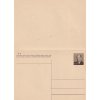 CDV 121 Prezident A. Zápotocký, dvojitá dopisnice