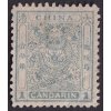 Čína, 1885, 1 Ca Drak, MiNr.1C, (*) bez lepu
