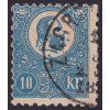 1871, 10 K Franc Josef, MiNr.4, razítkované