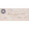 Saschen, 1866, DR Dresden, dopis vyfr. zn. 2 Ngr Znak, malý formát