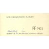 1975, PF 1975 SČF, podlouhlý formát, 2list