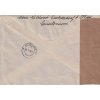 1946, DR Wien-Purkersdorf, R-dopis zasl. do Prahy, cenzura