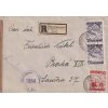 1946, DR Wien-Purkersdorf, R-dopis zasl. do Prahy, cenzura