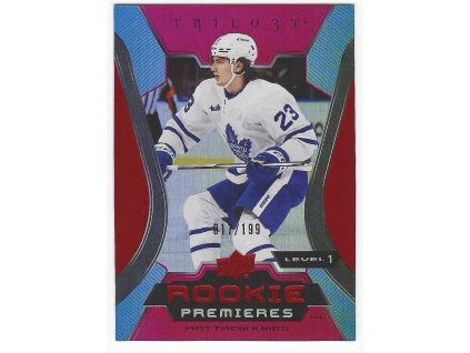 2023-24 Trilogy Rookie Premieres Level 1 MATTHEW KNIES 017/199