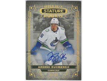 2022-23 Stature Rookie Auto ANDREI KUZMENKO 35/49