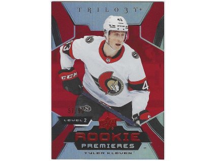 2023-24 Trilogy Rookie Premiers Level 2 TYLER KLEVEN 57/99