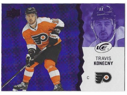 2023-24 Ice base Purple TRAVIS KONECNY