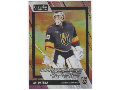2023-24 OPC Platinum Marquee Rookie Sunset JIŘÍ PATERA