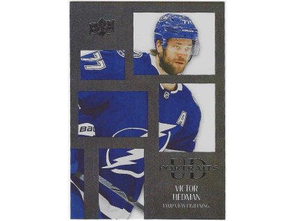 2024-25 Series 1 UD Portraits Black VICTOR HEDMAN